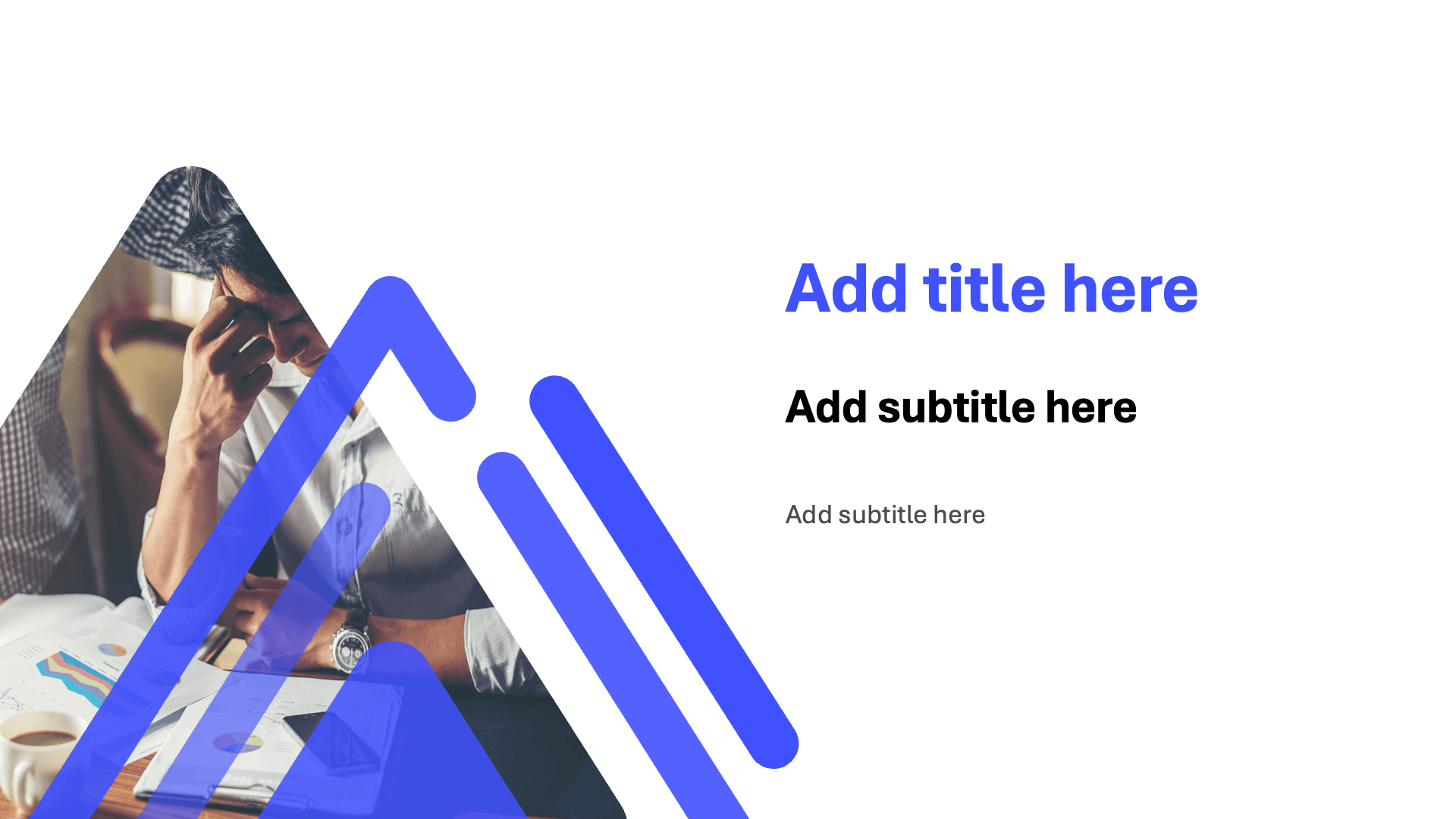 Triangle Overlay Title